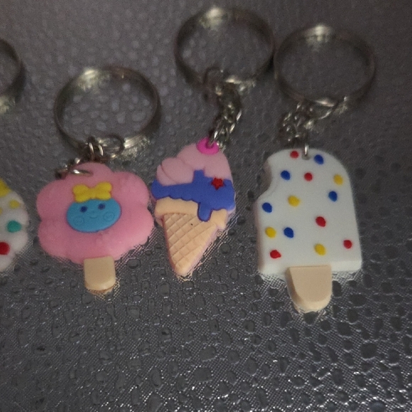 Colorful Dessert Keychains Set - Picture 3 of 3